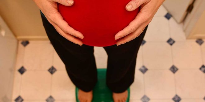 الوزن الزائد أثناء الحمل