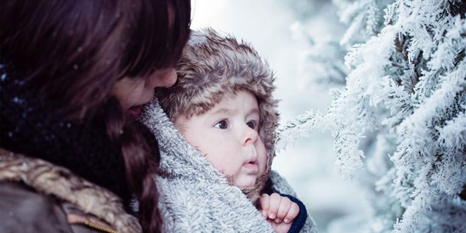 نصائح لرعاية طفلك الرضيع في الشتاء