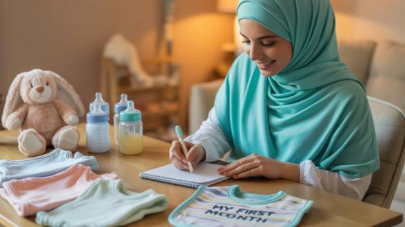 قائمة التحقق بالمهام لوصول الرضيع