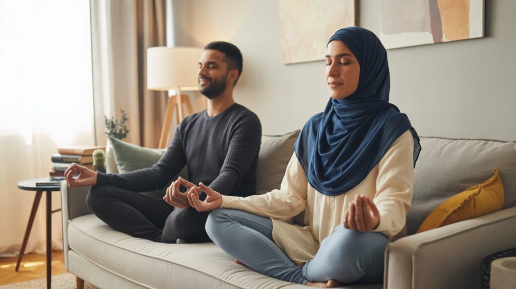 التأمل مع زوجك التأمل مع زوجك