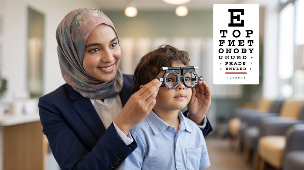 فحص العين للأطفال فحص العين للأطفال
