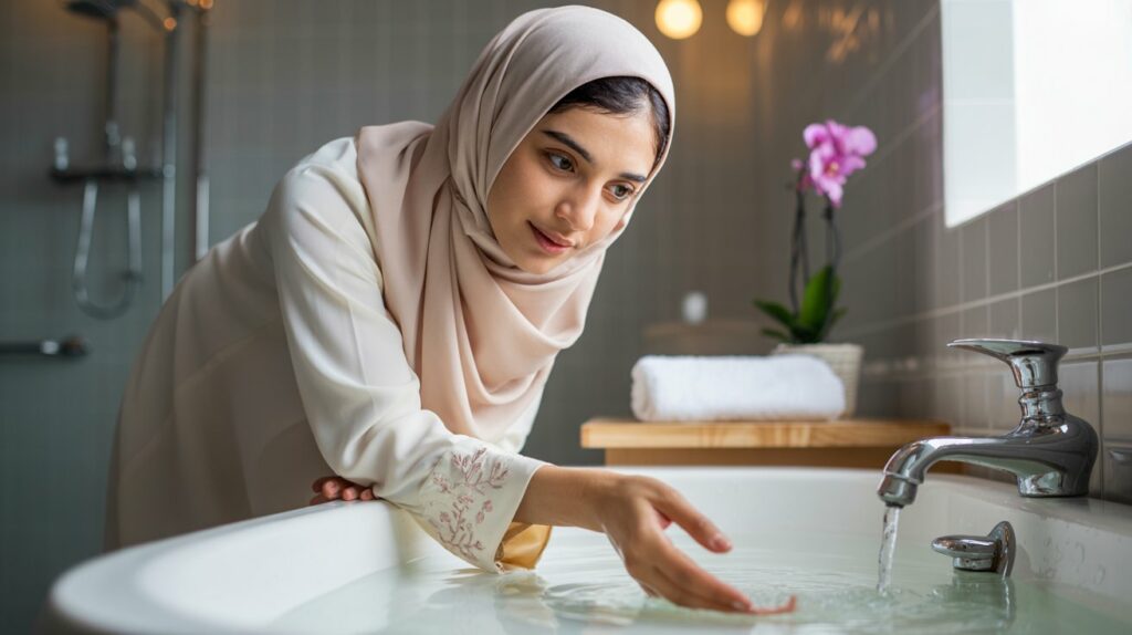 درجة حرارة الماء شديدة